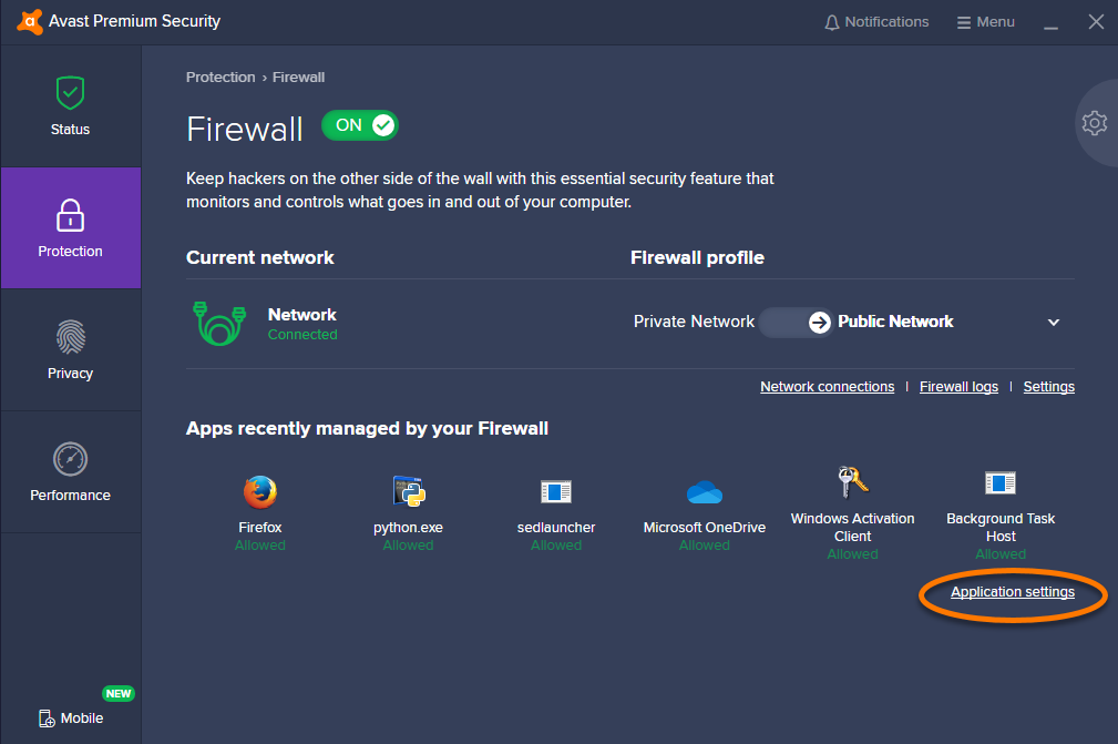 Antivirus Firewall Rules